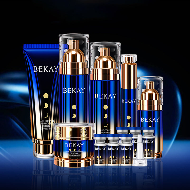 Blue Copper Peptide 12-Piece Skin Care Set