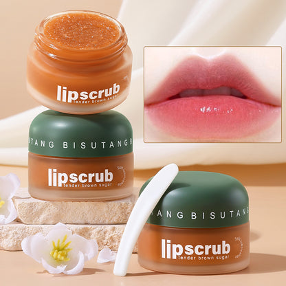 Bisutang Yellow Sugar Soft Lip Scrub，Lip Scrub，sugar lip