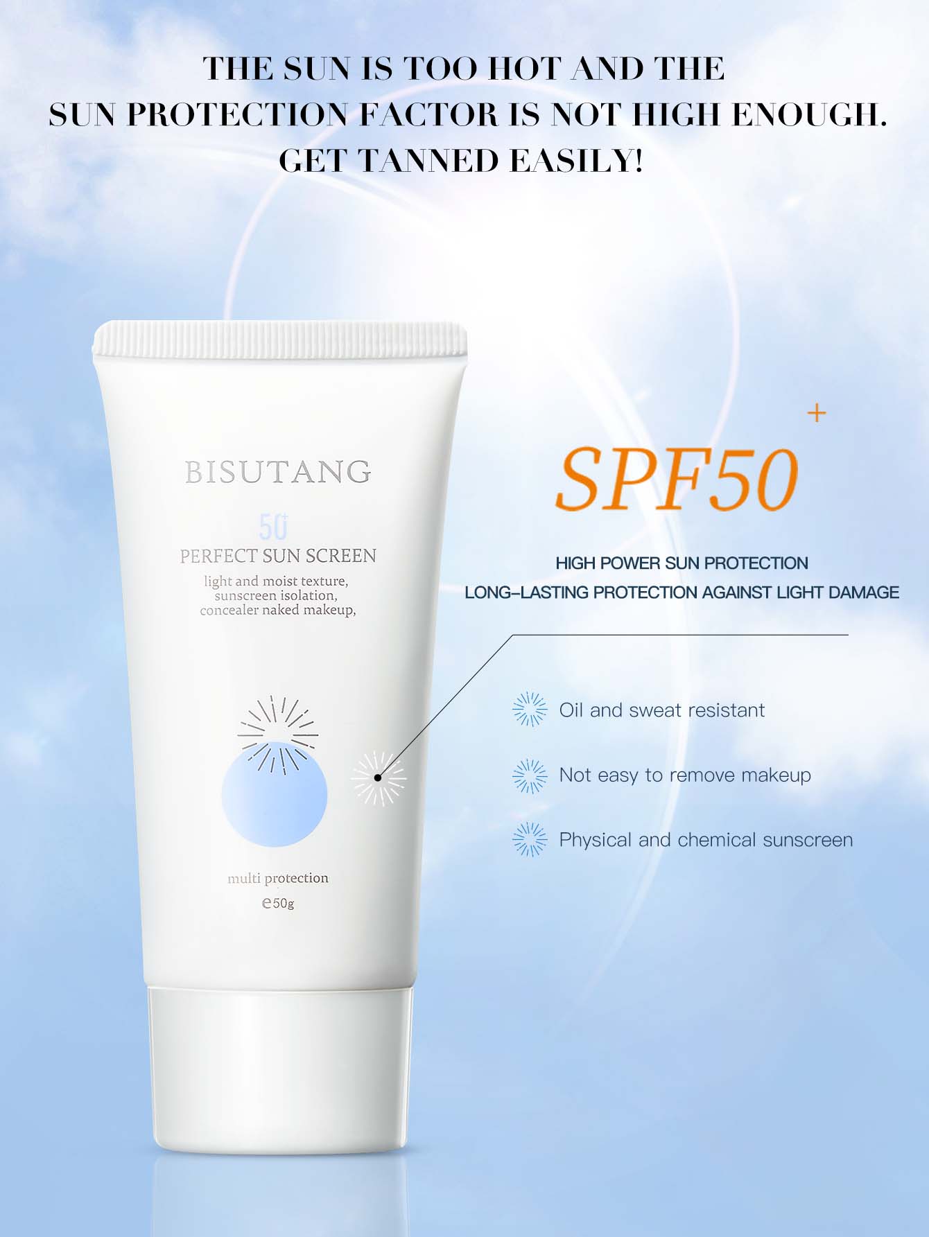 Sunscreen SPF50+50g