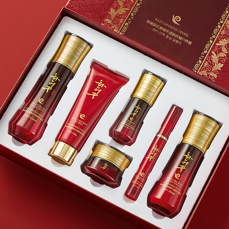 Red Ginseng Snail Age-Defying Anti-Wrinkle 6-Piece Set