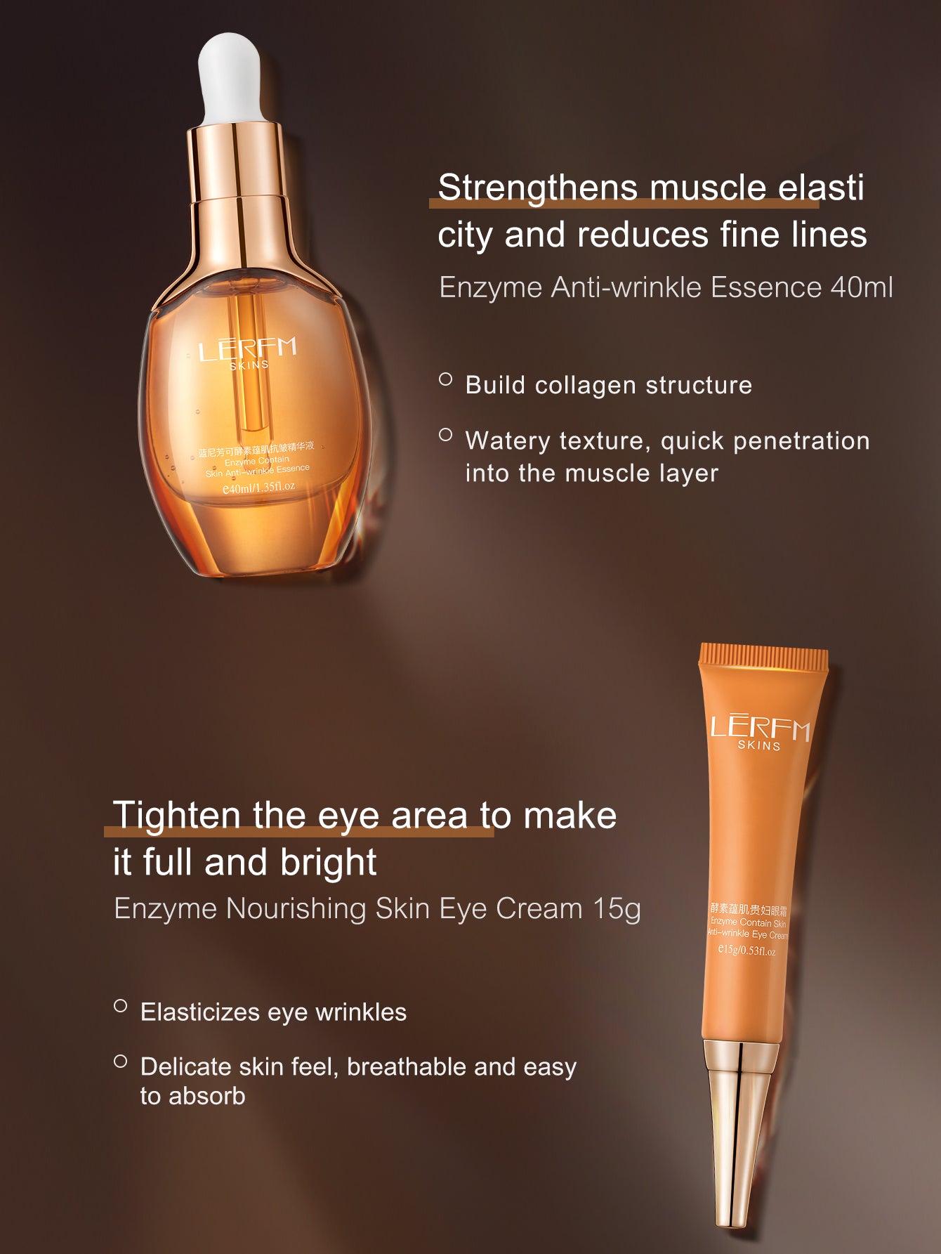 Enzyme Anti-Wrinkle Eight-Piece Set