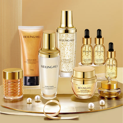 Beauty Gold Noblewoman Luxury Nine-Piece Set