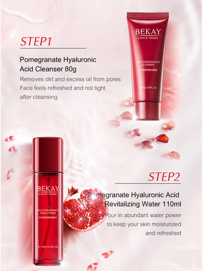 Pomegranate Hyaluronic Acid Renewal & Hydration 6-Piece Set