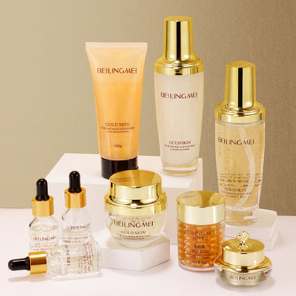 Beauty Gold Noblewoman Luxury Nine-Piece Set