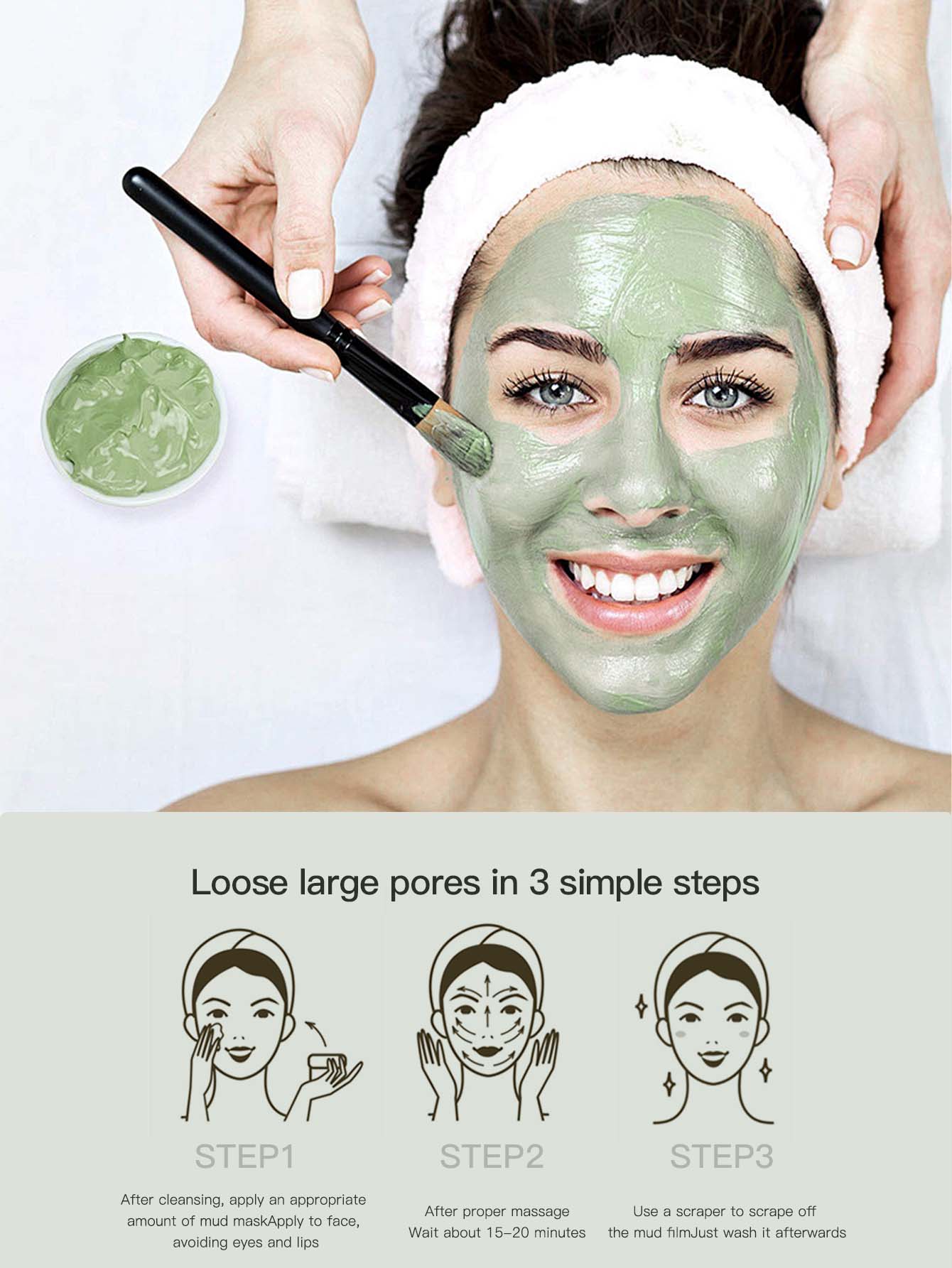 Oupei Face Mask Clay Mask 120g