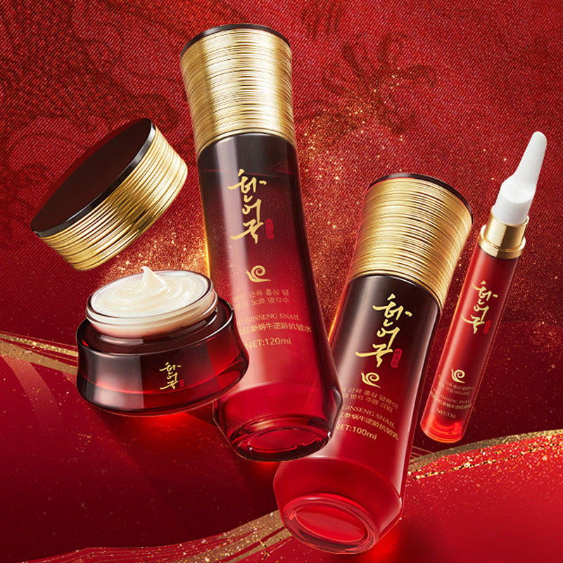 Red Ginseng Snail Age-Defying Anti-Wrinkle 6-Piece Set