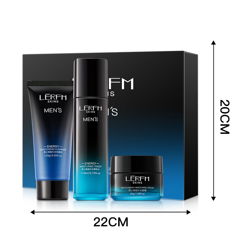 Men's Hydration Skin Care Set (3 pcs)