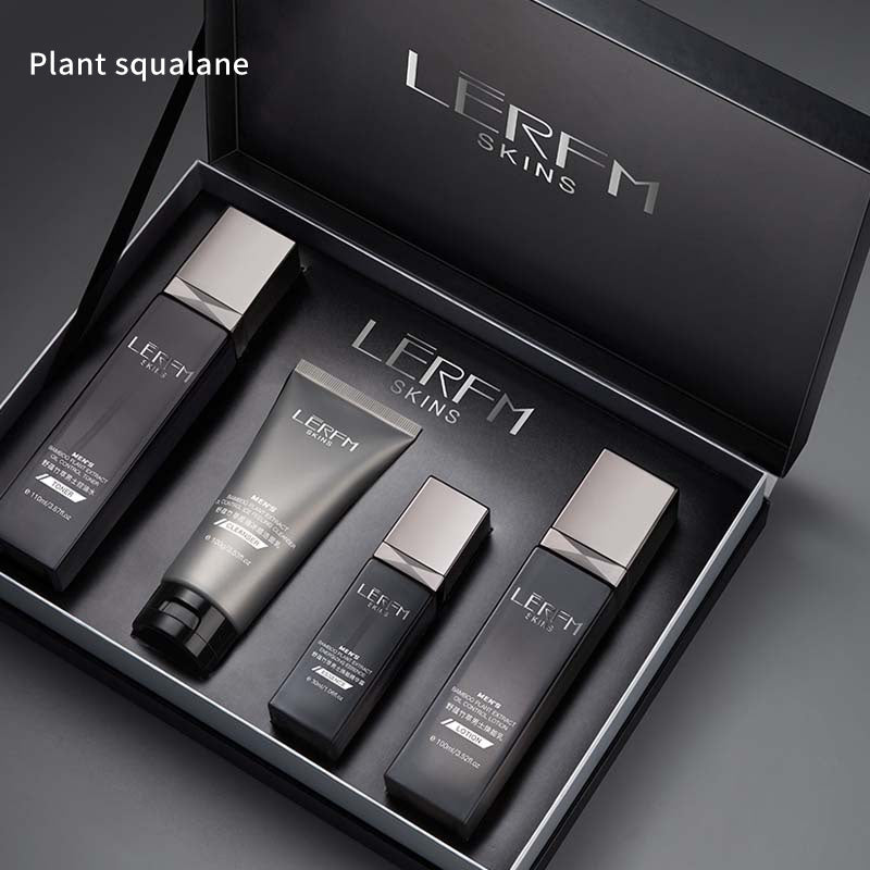 Wild Bamboo Essence Men's Oil Control Set - 4 Piece