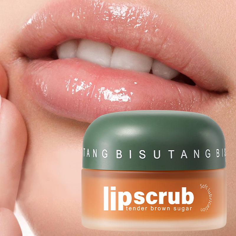 Bisutang Yellow Sugar Soft Lip Scrub，Lip Scrub，sugar lip