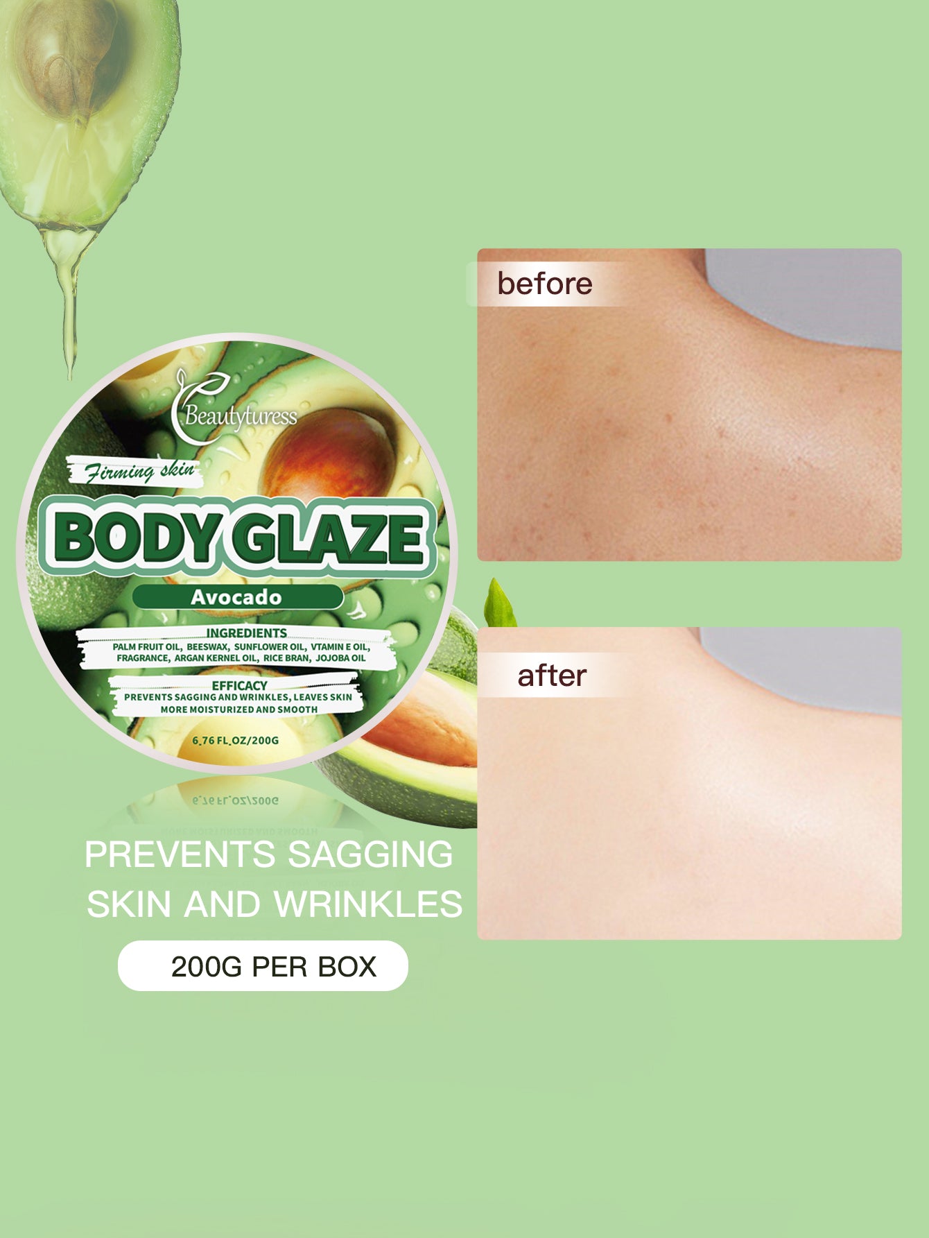 Peach Avocado Body Glaze