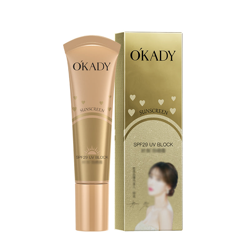 Oupei Sunscreen spf29（small gold tube） 30g