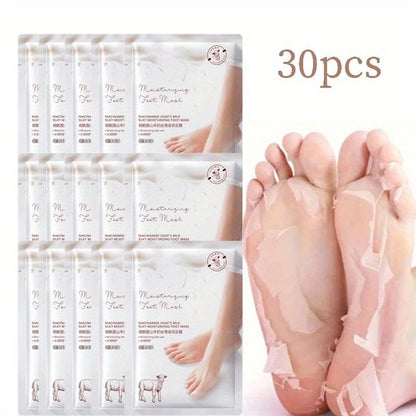 Niacinamide Goat's Milk Silky Moisturizing Foot Mask 30 pcs